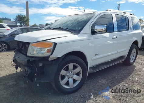 2008 Nissan Armada Le из США, поврежденный, VIN 5N1AA08C68N631569